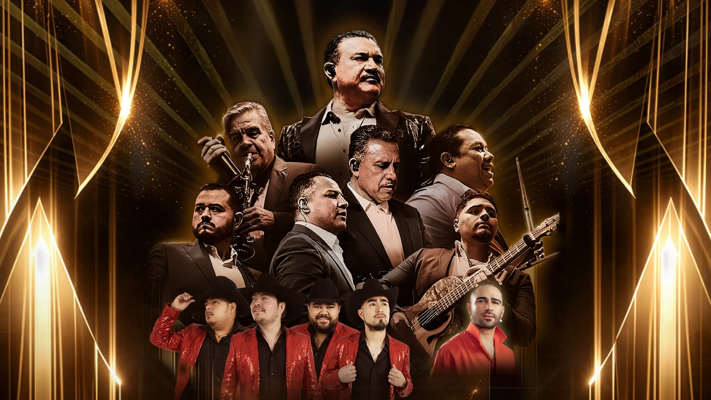 Conjunto Primavera, Los Del Norte y Sanyer live at Arena Theatre - Houston Concerts